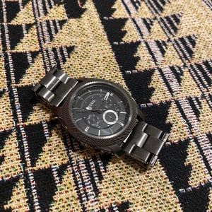 Fossil Machine Chronograph Smoke Stainless Steel Watch